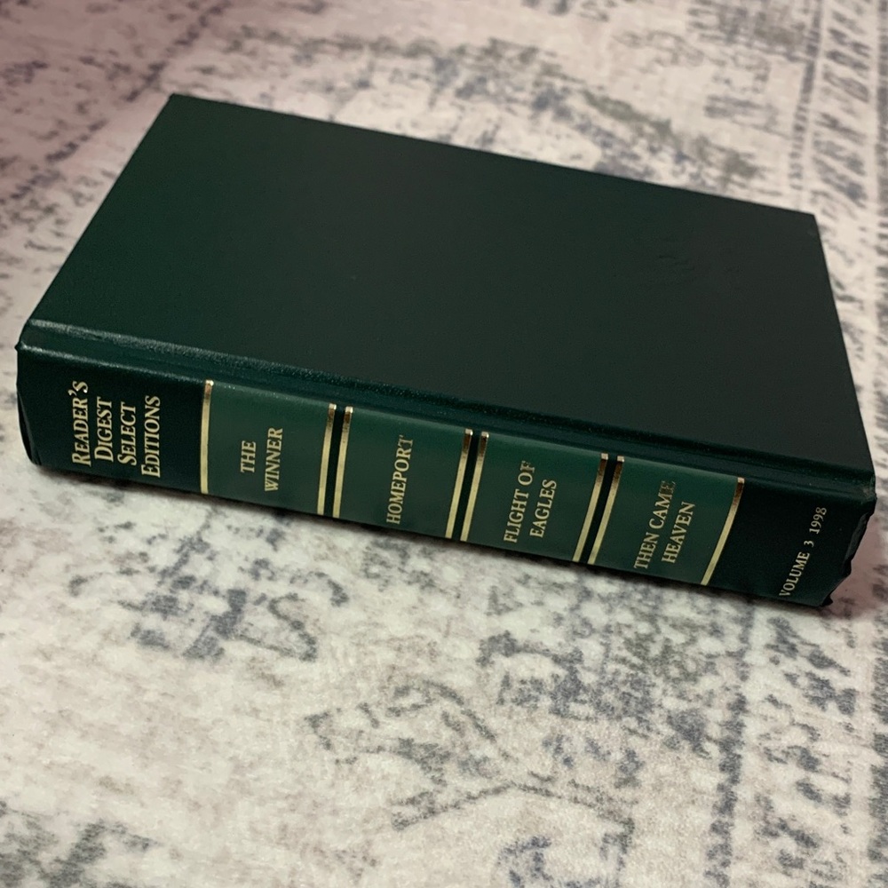 Reader’s Digest Select Editions Hardcover 4-Novel Book Collection Vol. 3 1998